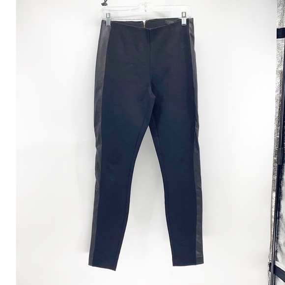 JCREW pixie side panel leather pant - Picture 1 of 9